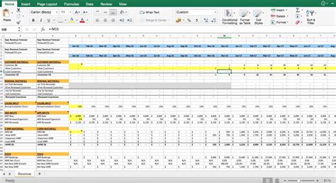 Keeping the spreadsheet up to date will allow you to keep making. Revenue Spreadsheet Template / Revenue Recognition ...