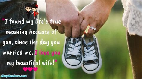 I love you my dear. 32 Best Romantic Love Messages for Wife to Make Her Smile ...