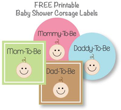 These baby shower favor tags make any baby shower just a little sweeter! FREE Printable Baby Shower Checklist | CutestBabyShowers.com