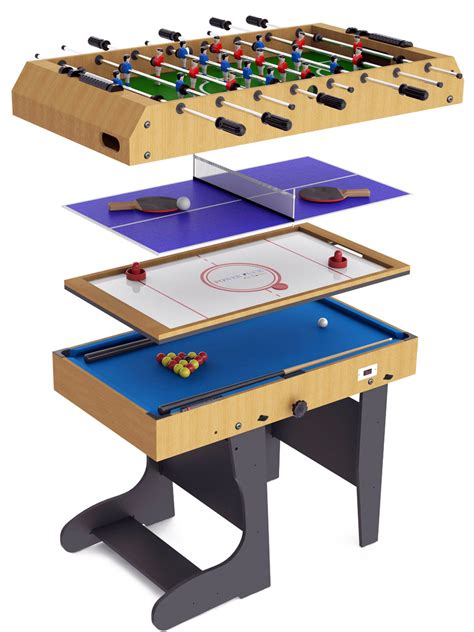 Riley Folding Leg Multi Games Table M4b 1f Liberty Games