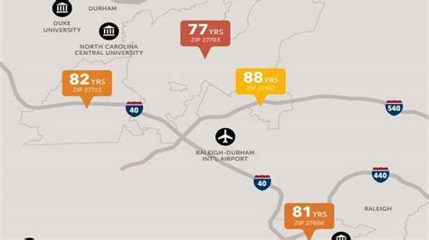 Life Expectancy By Zip Code Map Table Rock Lake Map