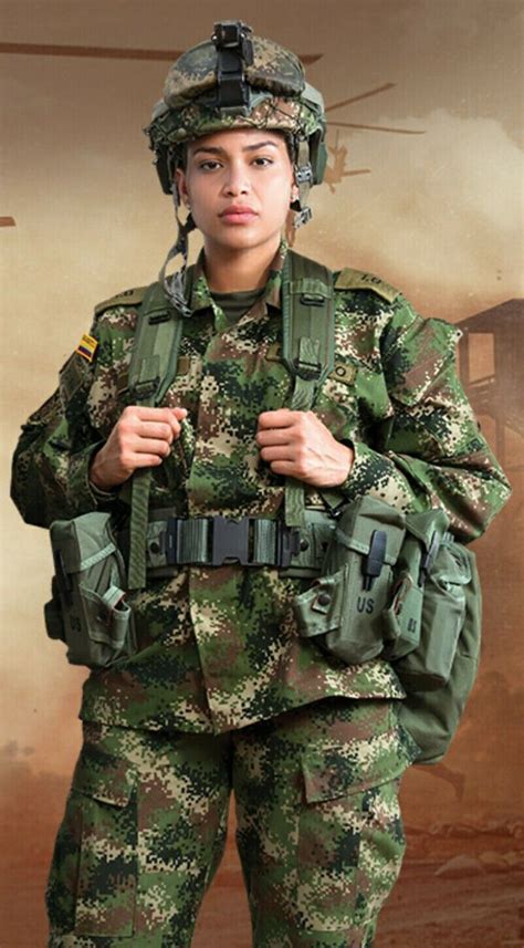 Colombian 🇨🇴female Army Soldier Ejercito De Colombia 🇨🇴mujer Military