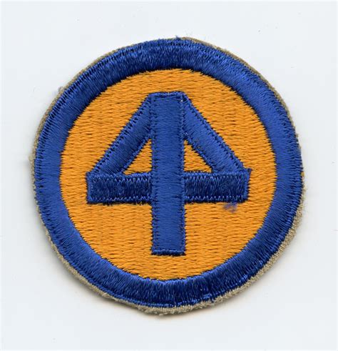 Ww2 44th Infantry Division Patch Chasing Militaria