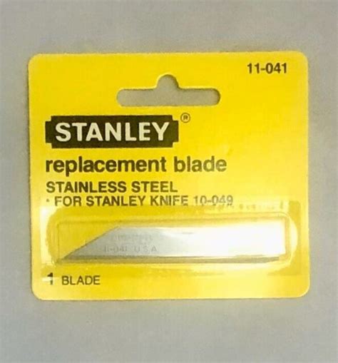Nos Lot Of 10 Stanley 11 040 11 041 Replacement Blades For 10 049