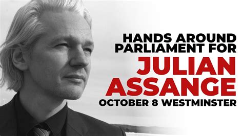 Hands Around Parliament For Julian Assange Youtube