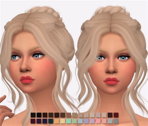Sims 4 Hairs Simlish Designs Wings Hair Os0514 Retextured