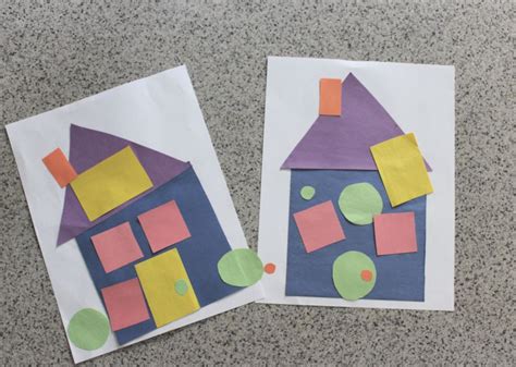 Shape Houses A Fun Shape Activity For Kids Live Well Play Together