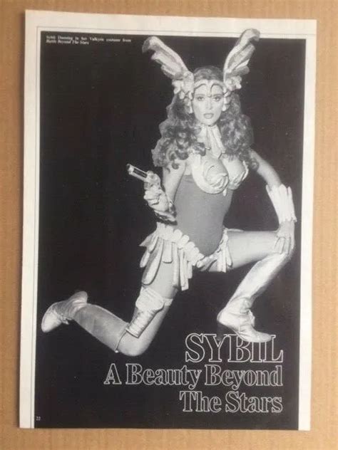 Sybil Danning Original Vintage Film Review Magazine Poster