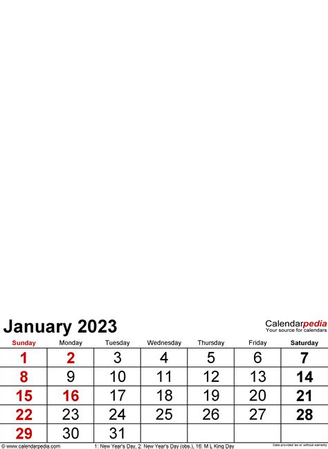 Free Printable Calendar Strip 2023 Printable Word Searches