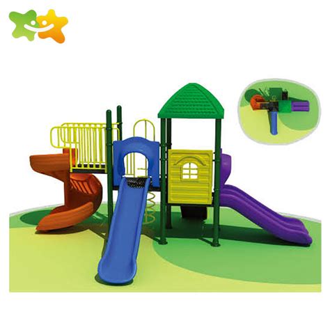 Residential Park Toddler Outdoor Playground Equipment Plastic Slide