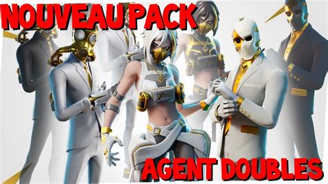 Fortnite Nouveau Pack Agents Doubles New Dual Agents Bundle