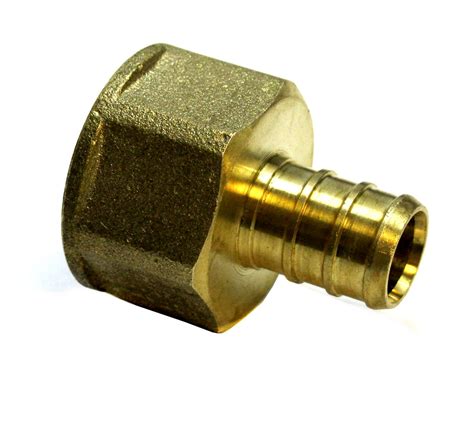 Pex Female Adapter Npt Inch Brass Pack Of Threaded Crimp