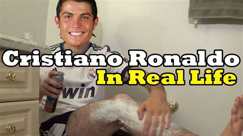 Portuguese footballer cristiano ronaldo plays forward for real madrid. Cristiano Ronaldo in Real Life - YouTube