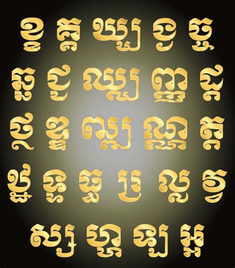 Khmer Font Font Khmer Style Kbach For Your Design In Illustrator