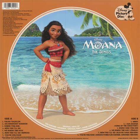 Lin Manuel MIRANDA OPETAIA FOA I MARK MANCINA Moana Soundtrack