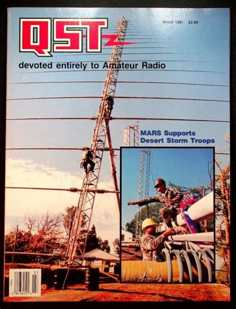 Vintage Qst Magazine March Mars Desert Storm Yaesu Ft D Arrl Ham Radio Picclick