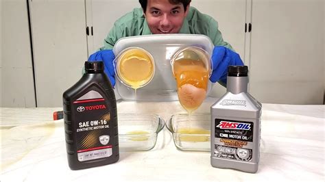 Toyota Synthetic Oil Vs Amsoil 0w 16 Cold Flow Test Youtube