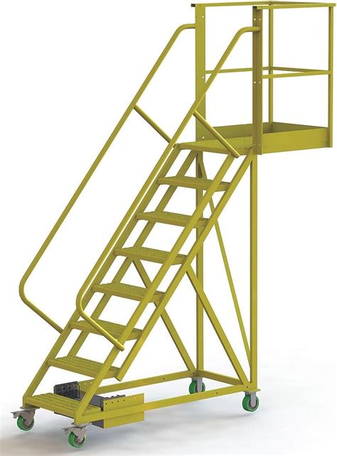 Tri Arc Ucu500830242 Unsupported 8 Step Cantilever Rolling Ladder
