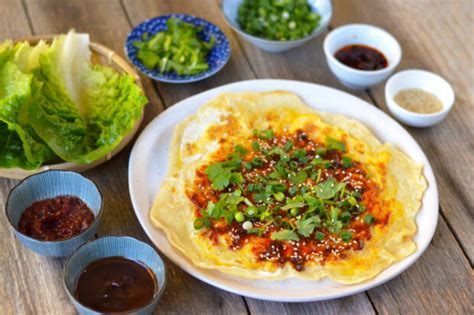 Homemade Jian Bing Chinese Egg Pancake Asian Inspirations