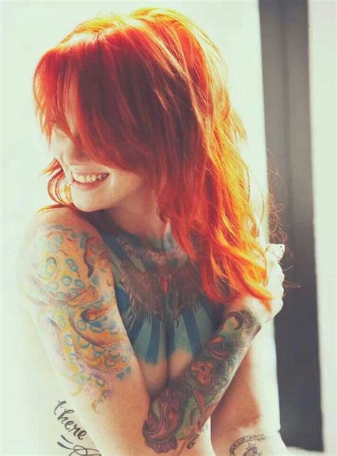 Pin By Laura Bolton On Red Heads Are Beautiful Girl Tattoos Woman With Tattoos Beauty