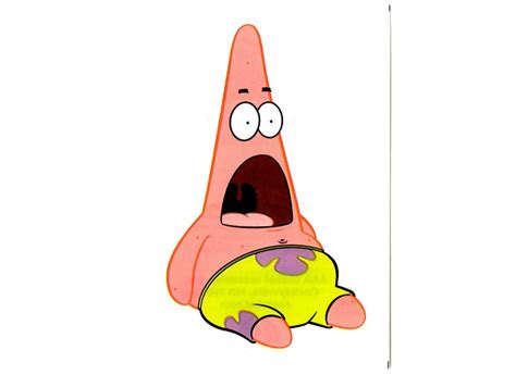 Spongebob Squarepants Surprised Patrick Meme Sticker Shocked Etsy