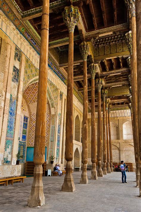 Bolo Hauz Mosque A Majestic Place Of Worship In Bukhara