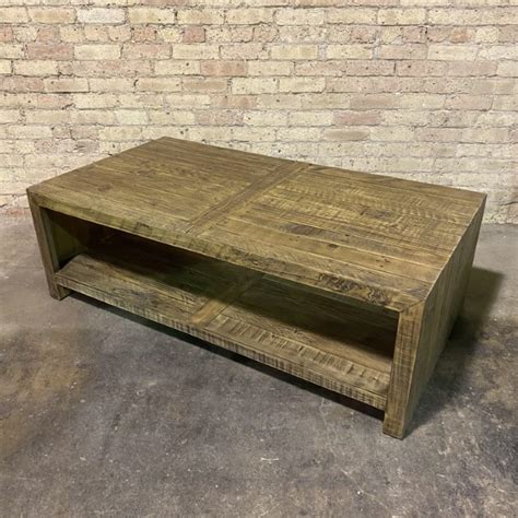 Reclaimed Pine Coffee Table Nadeau Chicago