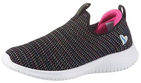 Skechers Kids Ultra Flex Slip On Sneaker Mit Gepolstertem Fersenpart