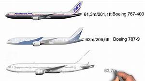 Boeing Airplanes By Size