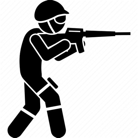 Assault Attack Gun Machine Gun Police Swat Icon Download On
