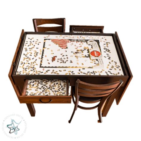 Pub Height Jigsaw Puzzle Table Designed Decor Jigsaw Puzzle Table