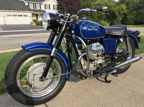 The front suspension of the motorcycle is done with standard fork, ø 46 mm, with radial calliper mounting. Restored Moto Guzzi Eldorado - 1973 Photographs at Classic ...