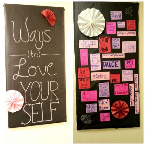 Ways To Love Yourself Ra Bulletin Board Healthy Relationships