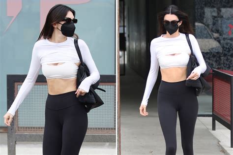 Kendall Jenner Exposes Bare Stomach And Pops Out Of Bra After Kardashian Fans Suspect Model Got