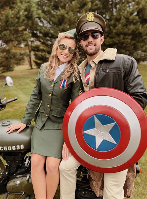 Peggy And Captain America Costume Theloopcycle