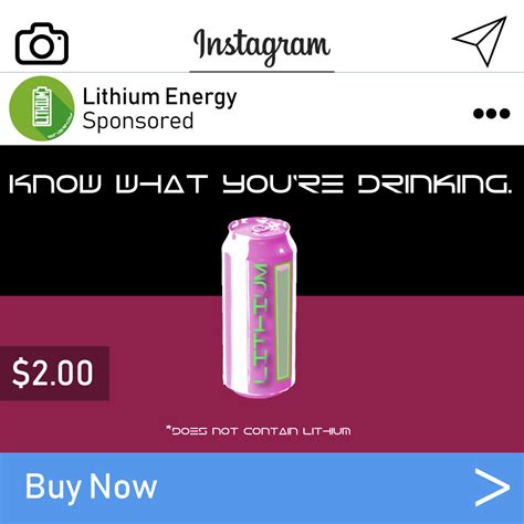 Evan Hoffman Advertising Course Energy Drink Ad For Instagram