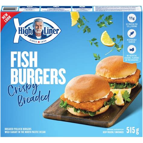 High Liner Crispy Breaded Fish Burgers 515 G Instacart