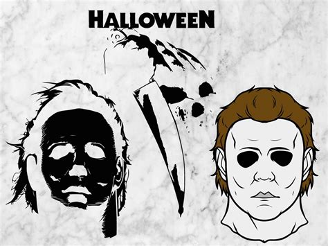 Michael Myers Svg Dxf Png clipart eps vector files