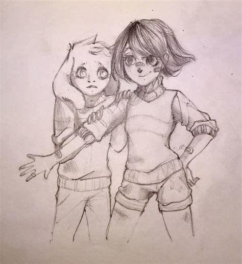 Asriel And Chara By Rodgerji On Deviantart