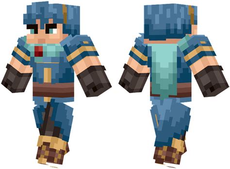 Marth Deep Sea Diver Minecraft Skin Clipart Large Size Png Image