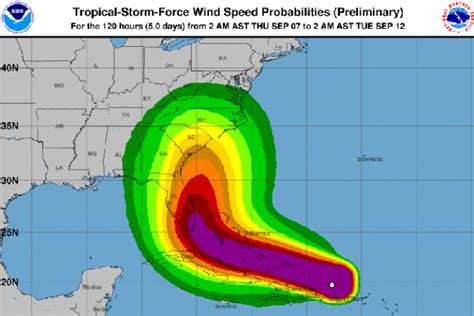 3 Eastern Hurricanes Irma Tracks Toward Florida Kiowa County Press