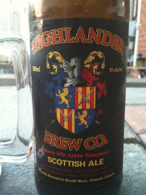 Stout Man In A Bitter World Highlander Scottish Ale