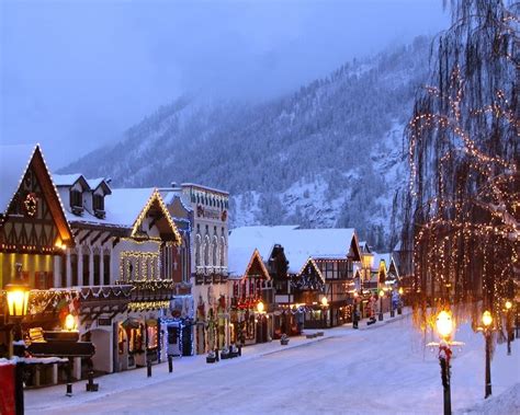 Snowy Winter Town Hd Wallpapers Hd Wallpapers Blog