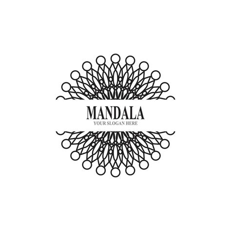 Mandala Logo Design Vector Illustration 7255157 Vector Art At Vecteezy