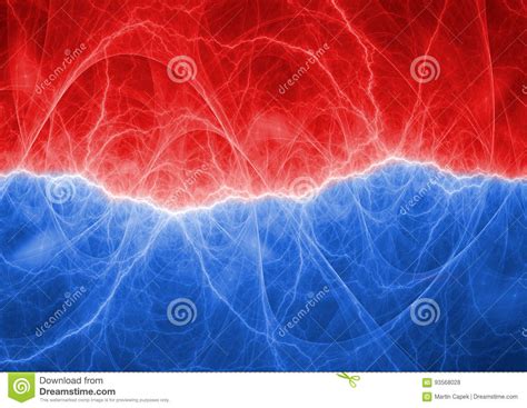 Red And Blue Abstract Lightning Stock Illustration Illustration Of