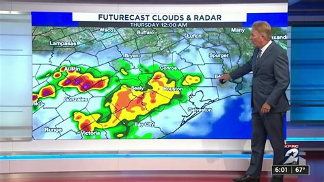 Weather Alert Severe Thunderstorm Watch Issued For Houston Area Youtube