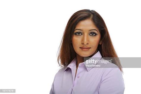 Mature Indian Woman White Background Photos Et Images De Collection