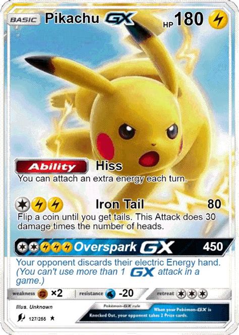 You can generate your desired custom card in a jiffy with a few clicks. Pikachu ex/gx/xyz | Pokemon cards, Make your own pokemon ...