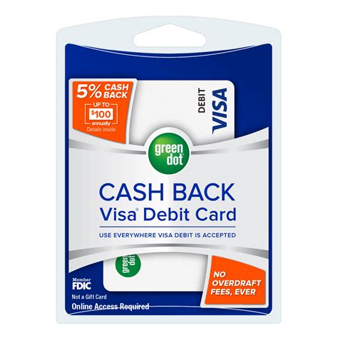 There are a few methods of transferring money from one bank to another that you. Introducing: The NEW Green Dot Cash Back Visa Debit Card ...