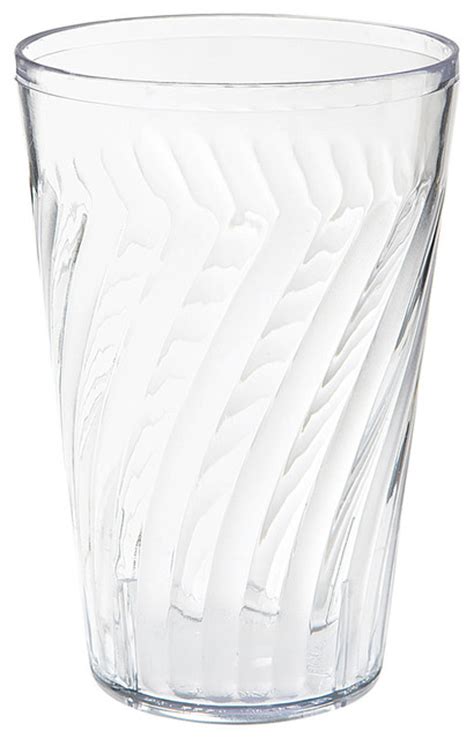 Tahiti Tumblers 24 Oz Drinking Glass Set Of 4 Contemporary Everyday Glasses By G E T